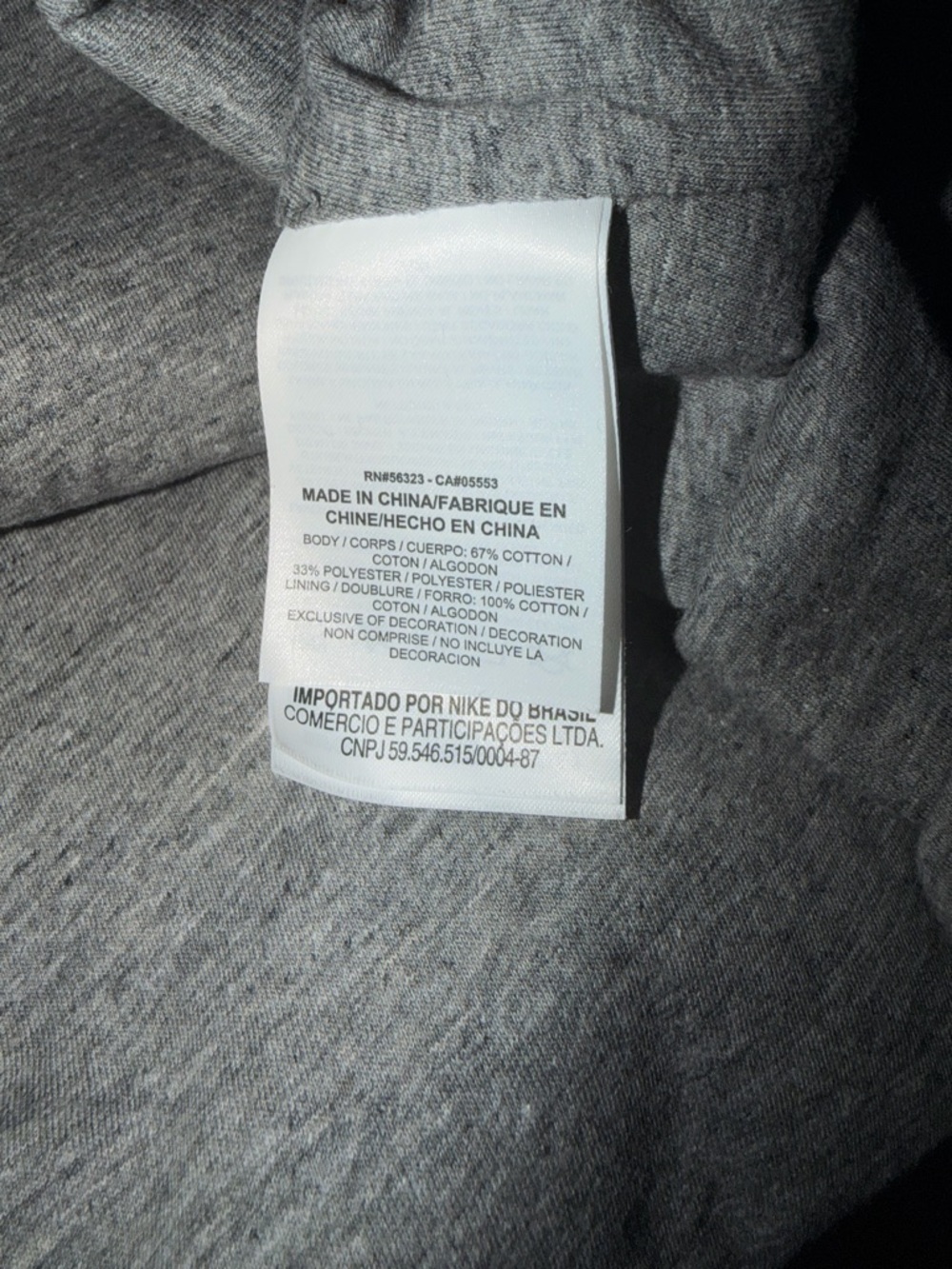 Nike Gray USA Olympic Women's Jersey with White Swoosh - Picture 6 of 6